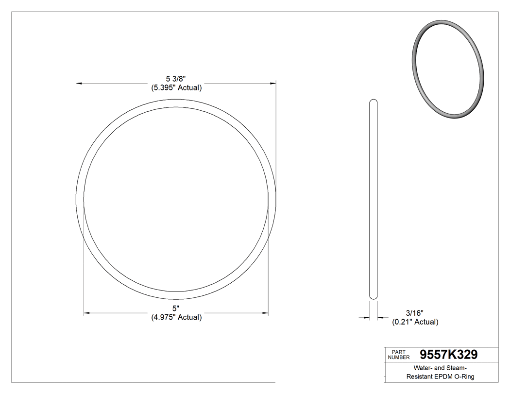 Technical drawing - 9557K329